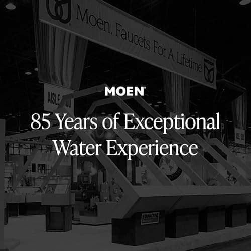 Moen 84980SRN Wellton Single-Handle Bathroom Faucet, One Hole Bathroom Sink Faucet with Optional Deck Plate and Drain Assembly, Spot Resist Brushed Nickel