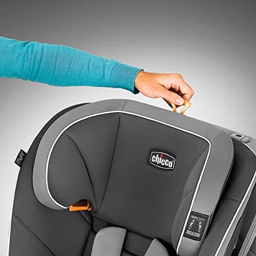 Chicco MyFit® Harness + Booster Car Seat, Forward-Facing 5-Point Harness Car Seat and High Back Booster Seat, for Children 25-100 lbs. | Fathom/Grey/Blue