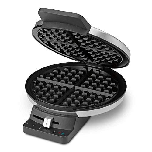 Cuisinart Round Classic Waffle Maker, Brushed Stainless, WMR-CANAS