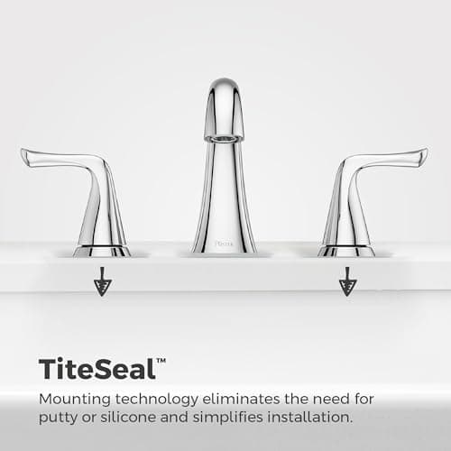 Pfister Willa Bathroom Sink Faucet, 8-Inch Widespread, 2-Handle, 3-Hole, Polished Chrome Finish, LF049MALCC