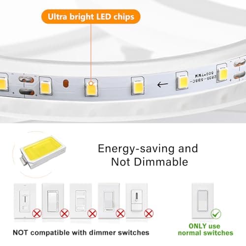 Modern LED Ceiling Light, White 4 Rings Flush Mount Ceiling Light, 4000K Lighting Fixture Ceiling Lamp for Kitchen, Bedroom, Living Room, Laundry Room