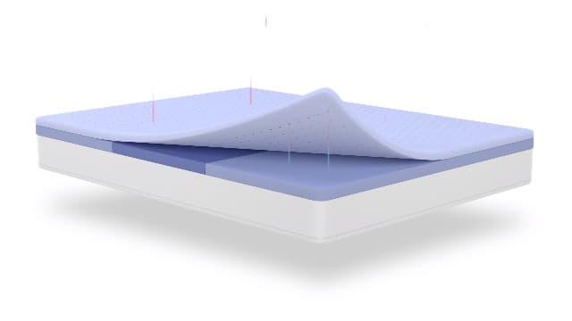 Casper Sleep Original Foam Hybrid, Twin Mattress - Medium Firm Memory Foam with Zoned SupportTM - 100-Night Trial - CertiPUR-US Mattress, Light Gray