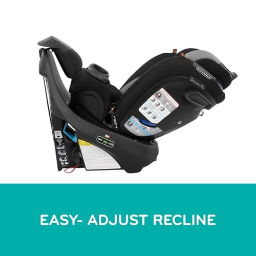 Evenflo Revolve360 Extend All-in-One Rotational Car Seat with Quick Clean Cover (Revere Gray)