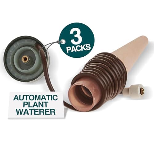 Blumat Classic Plant Watering Stakes - Self-Watering Insert for Indoor and Outdoor Plants - Automatic Slow Release Irrigation System for Potted Plants - Houseplant Care Device (3 Packs)