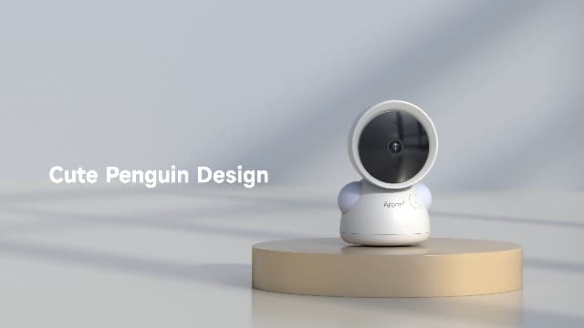 ARENTI Baby Monitor with 2 Cameras, 2K/3MP WiFi 6 Camera and Audio, 5-inch Wireless Screen, Smartphone App, Super Night Vision, Crying Detection, Auto Tracking, Temp&Humidity Sensor (D3 Set)