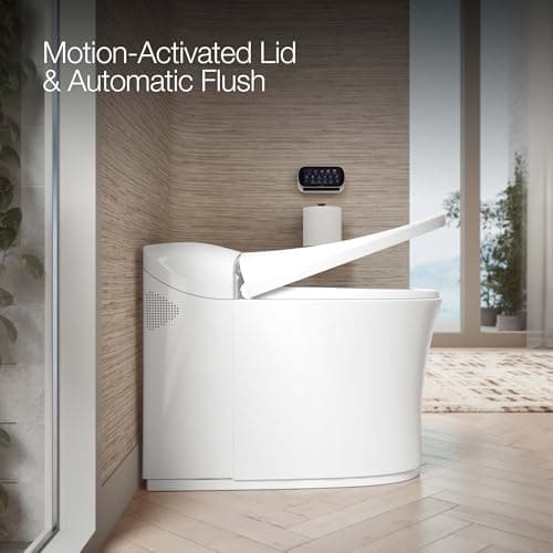 KOHLER Eir Comfort Height One-piece elongated dual-flush intelligent chair-height toilet