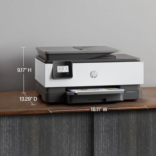 HP OfficeJet 8015e Wireless Color All-in-One Printer, 6 month Instant Ink trial included