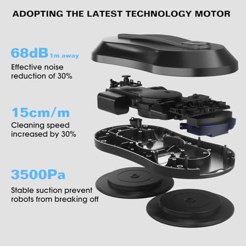 S6 Window Cleaner Robot with Leather Belt Dual Water Spray 3500Pa Houshold Window Cleaning Robot with AI Path Planning Low Noise Glass Cleaning Robot for Frame/Frameless Glass