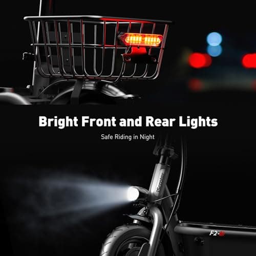 iScooter Electric Scooter with Seat, 37/21 Miles Long Range & 28/19/15.6 MPH Top Speed, 14"/12"/10" Pneumatic Tire, Height Adjustable Seat & Handlebar, Dual Suspensions Commuting Scooter with Basket