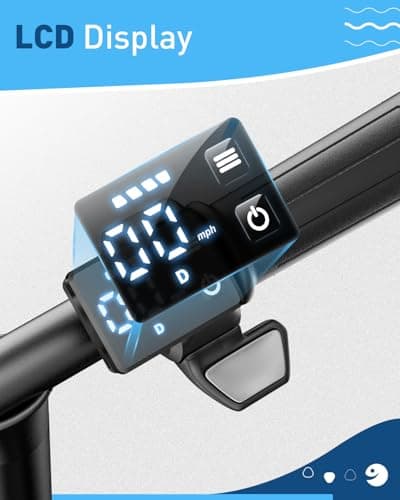 Hiboy Q2 Lite Electric Scooter with Seat for Kids Ages 4-10 - UL Certified, Up to 9.3 MPH with 100W Motor, 3-Speed Adjustable, Rear Basket, LED Neon/Brake Lights, LCD Display