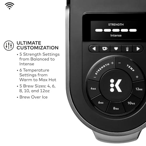 Keurig K-Supreme Plus SMART Coffee Maker, Single Serve K-Cup Pod Coffee Brewer, BREWID and MultiStream Technology, 78 Oz, Black