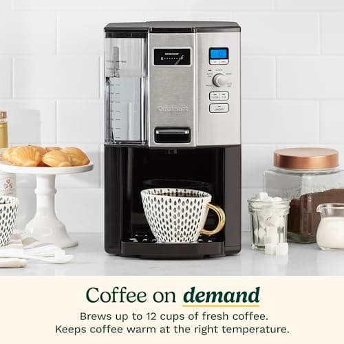 Cuisinart Coffee Maker, 12 Cup Programmable Drip, DCC-3000P1, Black