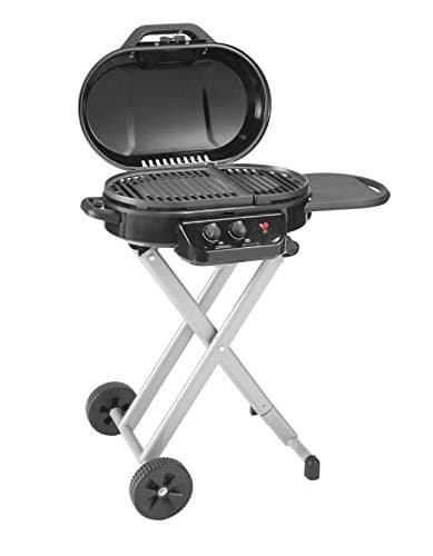 Coleman Roadtrip 225: Portable Propane Grill Gas Grill with Push-Button Start Foldable Legs & Wheels Side Table and 11k BTUs