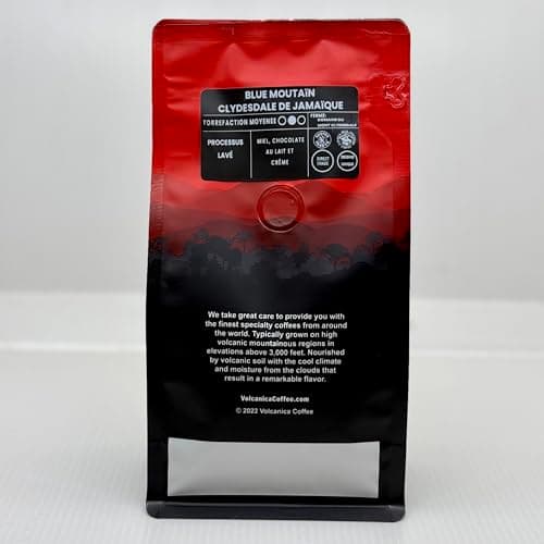 Jamaican Blue Mountain Coffee, 100% Pure, Whole Bean, Fresh Roasted, 16-ounce