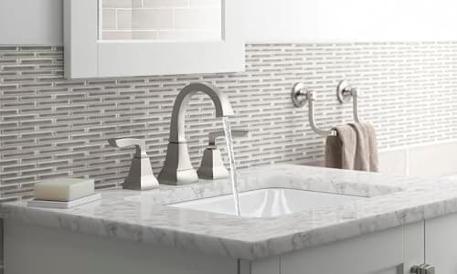 KOHLER 20000-0 Caxton Rectangle Undermount Bathroom Sink with Overflow Drain, 20-1/4" W x 15-11/16" D, White