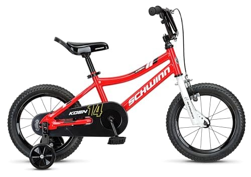 Schwinn Elm and Koen Bike or Balance Bike, 12-20 Inch Bike for Kids Ages 2-13, Black, Blue, Red, Teal, Pink or Purple, SmartStart Ergonomic Design, Adjustable Seat Grows with Child, Training Bicycle