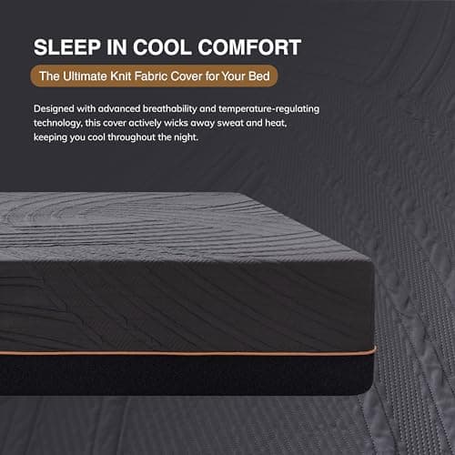 14 Inch Queen Size Memory Foam Mattress in a Box, Copper-Infused Aerofusion Foam & Cooling Fabric Cover, Firm Queen Mattress, Fiberglass-Free, CertiPUR-US Certified, 60”x80”x14”