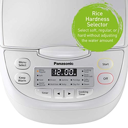 Panasonic SRCN188 10 Cup Multi-Function Rice Cooker/Warmer, White