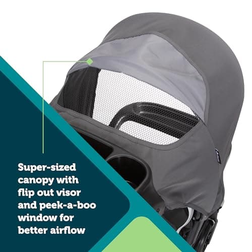 Safety 1st Smooth Ride Travel System Stroller and Car Seat OnBoard™ FLX - Efficient Infant Car Seat Stroller and Infant Car Seat and Stroller Combo, Monument