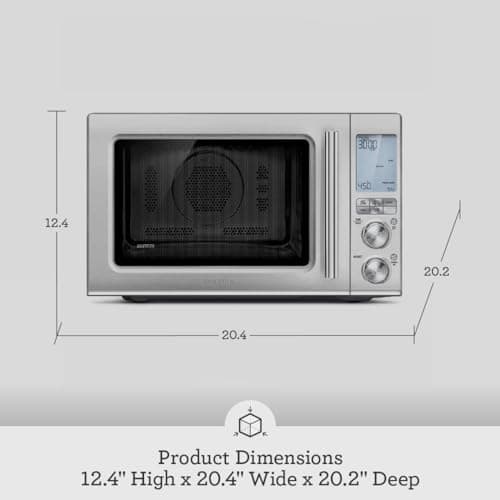 Breville BMO870BSS Combi Wave 3-in-1 Microwave, Air Fryer and Convection Oven, Brushed Stainless Steel