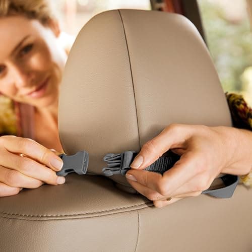 Munchkin Child Car Seat Protector, Elite Seat Guardian with Grime Guard Fabric, Dark Grey