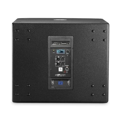 JBL Professional SRX818SP Portable, Active, Amplified, Powered 18 Inch Subwoofer System. 1000 Watt Peak Crown Amplifier. DJ, PA, Stage. Black