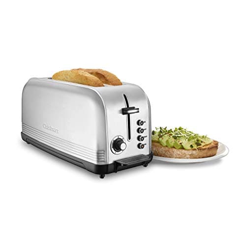Cuisinart CPT-2500 Long Slot Toaster, Stainless Steel, Silver, 2-slice long slot