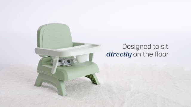 Chicco Bento™ 3-in-1 Portable Booster Seat for Table, Feeding Seat and Toddler Chair for Babies and Toddlers, for Children up to 50 lbs., Lightweight, Compact Fold | Sage/Green