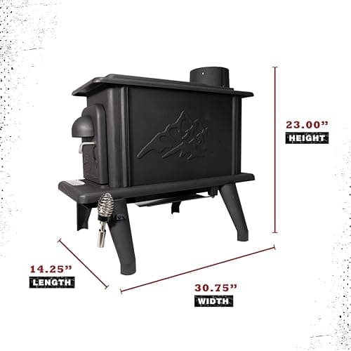 Single Burn Rate Erie Wood Stove