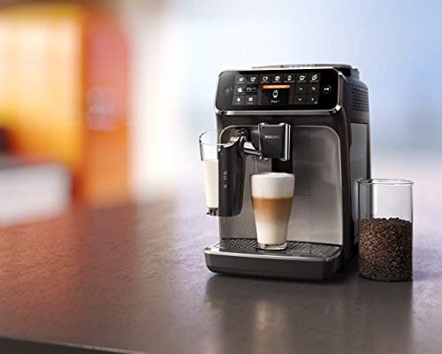 PHILIPS Kitchen Appliances 4300 Fully Automatic Espresso Machine with LatteGo, CR, EP4347/94, one size (Renewed)