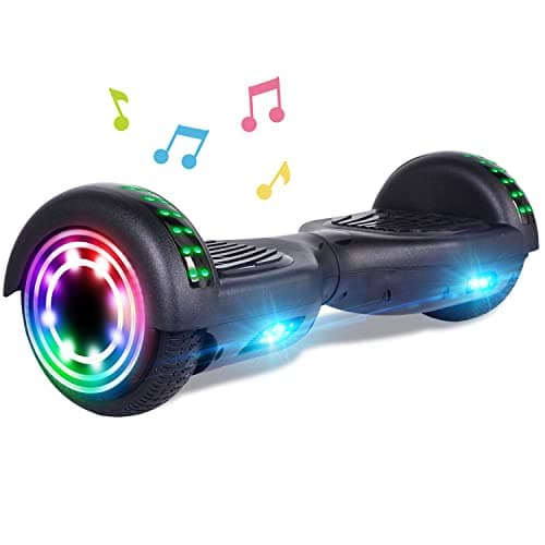 self balance scooter,6.5" Two-Wheel Self-Balancing Hover Board with Bluetooth Speakers and Fashion LED Lights for Kids and Adults