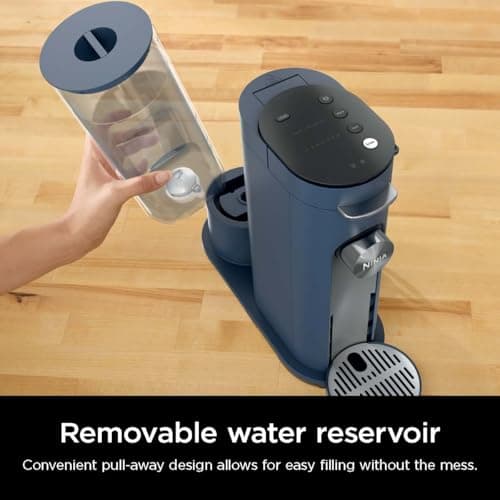 Ninja Pods & Grounds Single-Serve Coffee Maker, K-Cup Pod Compatible, 56-oz. Reservoir, 6-oz. Cup to 24-oz. Travel Mug Brew Sizes, Iced Coffee Maker, Navy, PB041NV