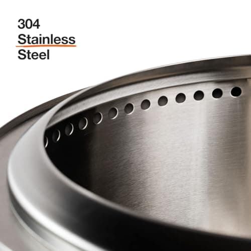 Solo Stove Yukon 2.0, 27 Inch Smokeless Fire Pit with Removable Ash Pan - Wood Burning Portable Stainless Steel Outdoor Fireplace, Stainless Steel, Ideal for 6 or More People, 38 lbs