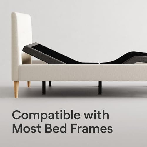 Nectar Premier Adjustable Base - Queen - Head & Foot Incline - Wireless Remote with Memory- 3 Massage Settings - 4 USB Ports - Anti-Snore & Zero Gravity