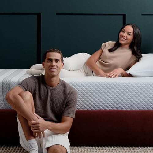 Leesa Sapira Hybrid 11" Mattress, Queen Size, Premium Cooling Foam and Pocket Spring/CertiPUR-US Certified / 100-Night Trial,White and Gray