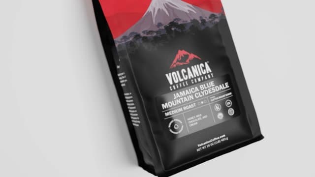 Jamaican Blue Mountain Coffee, 100% Pure, Whole Bean, Fresh Roasted, 16-ounce