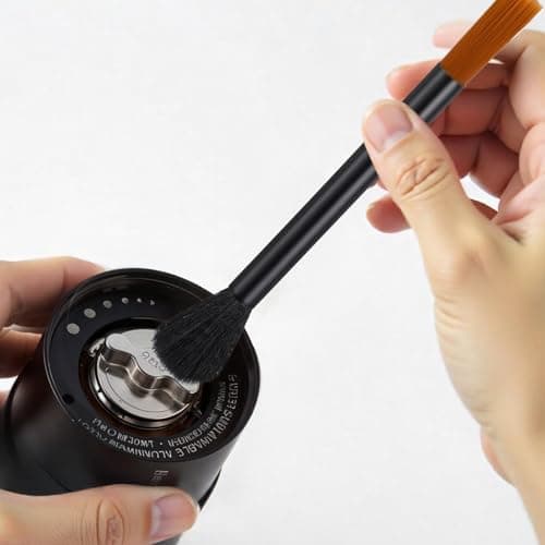 2 Pack Coffee Grinder Brush, Coffee Grinder Cleaning Brush Wooden Espresso Brushes Espresso Machine Cleaning Brushes Tool for Home Kitchen