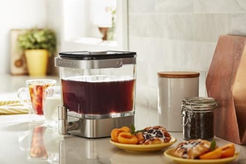 KitchenAid KCM5912SX Cold Brew Coffee Maker 38 Ounce Brushed Stainless Steel