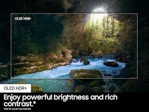 Samsung 65-Inch Class OLED 4K S90D Series HDR+ Smart TV w/Dolby Atmos, Object Tracking Sound Lite, Motion Xcelerator, Real Depth Enhancer, 4K AI Upscaling, Alexa Built-in (QN65S90D, 2024 Model)