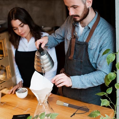 2PCS Coffee Brush, Coffee Grinder Cleaning Brush, Espresso Brushes, Coffees Grinder Brushes with Wooden Handles and Natural Bristles for Baristas and Home Kitchens.