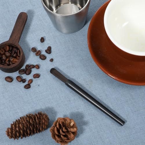 2PCS Coffee Brush, Coffee Grinder Cleaning Brush, Espresso Brushes, Coffees Grinder Brushes with Wooden Handles and Natural Bristles for Baristas and Home Kitchens.