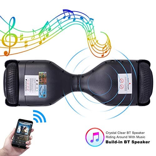 self balance scooter,6.5" Two-Wheel Self-Balancing Hover Board with Bluetooth Speakers and Fashion LED Lights for Kids and Adults