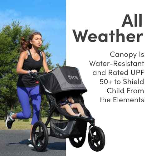 BOB Gear Revolution Flex 3.0 Jogging Stroller, Graphite Black
