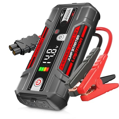 J400 Jump Starter with ConnectMax Tech, 2000A 12V Battery Jumper Starter Portable, Lithium Jump Box and Jump Pack for Up to 8.0-Liter Gas and 6.0-Liter Diesel Engines, Smart Digital Screen