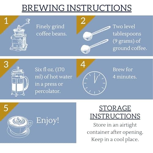 Stoneleigh Coffee – Premium 100 Grade A Jamaica Blue Mountain Coffee Roasted Beans– Genuine Jamaican Product - Traditional Jamaican Crocus (Burlap) Bag Packed Ideal for Gifting, 16oz