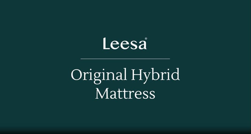 Leesa Original Hybrid 11" Mattress, King, Premium Cooling Foam and Individually Wrapped Springs/CertiPUR-US Certified / 100-Night Trial