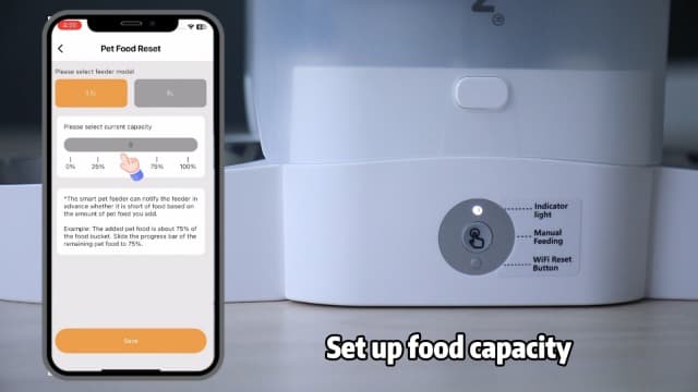 HoneyGuaridan Automatic Cat Feeder for Two Cats, 5G WiFi Smart Feed Pet Feeder with Stainless Steel Bowl,APP Control Dispenser, Dual Power Supply,Desiccant Bag,10s Meal Call Black
