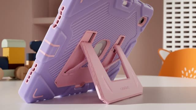 Fintie Kids Friendly Case for iPad (A16) 11th Generation 11 Inch (2025), iPad 10th Generation 10.9 Inch (2022), Fully-Body Rugged Heavy Duty Shockproof Protective Case with Kickstand, Purple