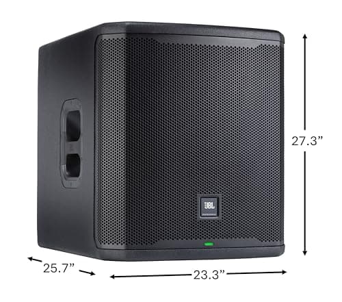 JBL Professional PRX915XLF 15-Inch Powered Subwoofer, Portable PA, 2000 Watt, DSP, Parametric EQ, Bluetooth Low Energy (BLE), and APP Control, Black