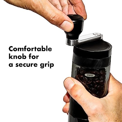 OXO Brew Manual Burr Coffee Grinder,Black